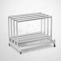 Pizza Peel Ventilated Rack 304 Stainless Steel Pizza Peel Paddle Holder Rack Food Storage for Restaurants