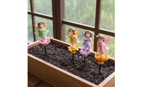 Flower Pot Fairy Decoration Whimsical Design Flower Fairy Figurine Hand Painted