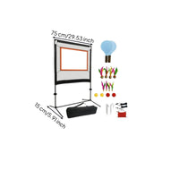 Badminton Practice Net Stable Base Freestanding Badminton Net Long-Lasting