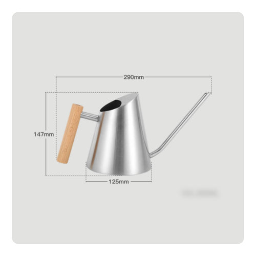 Conical Watering Can Open Top Stainless Steel Watering Can Garden Tool