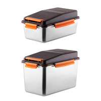 Hongjunda 304 Stainless Steel Rice Storage Container with Lid