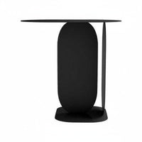 Dual-panelPanel Base Table Modern Design Nightstand Minimalist Design