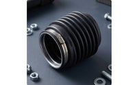 Bellows Hose with Clamps Compatible Exhaust Hose Bellows Flexible for Mechanics