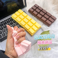 Slow Rebound Chocolate Bar Squishy Toy Stress Relief