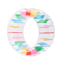 Inflatable Water Wheel Thick PVC Colorful Inflatable Tube Aquatic Fun Roller Tube for Kids, Outdoor, Pool