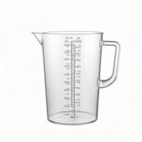 Measuring Cup Transparent Liquid Measuring Cup Spouted for Laboratory