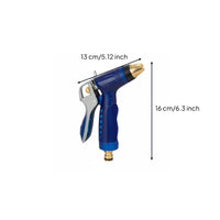 Water Brass Head High Pressure Hose Nozzle Rust Resistant for Yard Cleaning