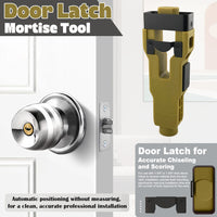 Door Latch Mortise Tool门闩榫槽工具安装套件帮助移除材料安装