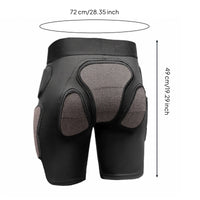 Ski Hip Protector Shorts Shock-Absorbing Impact Shorts with EVA Padding Breathable for Skiers, Snowboarders, Skiing, Snowboarding