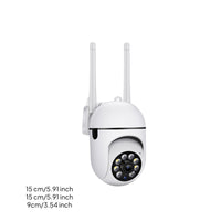 Compact Wireless Security Camera Wall-Mounted Camera with Antennas Motion Detection Standalone for Homeowners