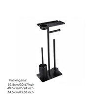 Freestanding Bathroom Tissue Holder No Extra Roll Storage Stand Long-Lasting