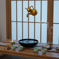 Invisible Floating Faucet Fountain Relaxing Flow for Desktop, Office