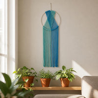 Morandi Macrame Woven Cotton Rope Tapestry Wall Hanging Bohemian Decor