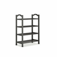 Metal Shoe Rack Narrow Freestanding Shoe Rack Sturdy for Hallway, Closet