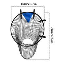 Soccer goals Target Net Easy Attachment Football Kicking Practice Net Adjustable Straps Portable Soccer Target for Youngsters, Beginners, Backyard