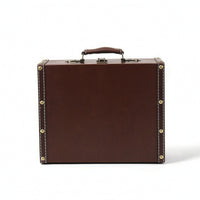 Suitcase Storage Box Textured Mini Suitcase Vintage Storage Box Compact Sturdy for Home Decor, Photography