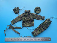 1/6兵人 BBI 现代英军 士兵 丛林 衣服 裤子 帽子 背带 腰包 模型