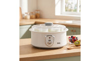 Electric Yogurt Maker Homemade Yogurt Maker with Glass Jars Appliance Healthy Single-Touch for Beginners, Kitchen, Countertop