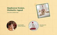 Pet Bonding Scarf, Candy Hat, Comfortable for Small Pets