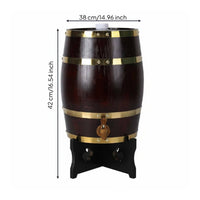 Oak Design Drink Dispenser Food-Grade Liner Barware for Bar, Restaurant