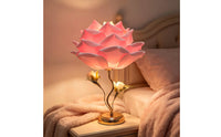 Floral Table Lamp Decorative Flower Table Lamp Floral Desk Light Ambient Romantic for Bedroom, Living Room