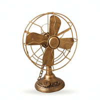 Vintage Fan Ornament Small Decor Compact for Photo Shoots, Bookshelves