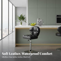 Adjustable Pedestal Stool 360-Degree Swivel Adjustable Pedestal Seat for Adults
