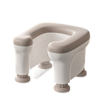 Portable Commode Chair with Anti-Slip Pads for Adults