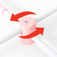 Cross-Shaped Posture Training Bar Telescopic Stretching Stick with Headrest Padded Posture Corrector Stick Lightweight for Adults, Children, Home, Studio