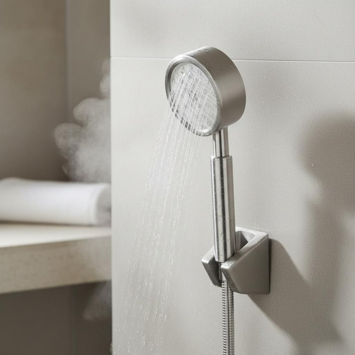 Handheld Shower Head Water Nozzle Rust Resistant Handheld Water Nozzle Set Clog Resistant Nozzles