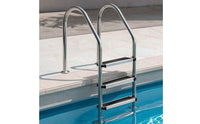 5-Step Pool Ladder Easy to Install Stainless Steel Pool Ladder Drillless for in-Ground Pools