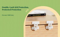 Toddler Protection Lock, No-Drill Cabinet Latch, Infant protective Drawer Lock, sticky, Multi-Purpose, Easy to Install