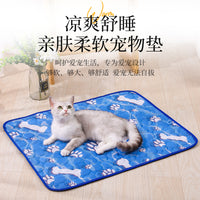 跨境夏季宠物凉感睡垫狗垫子猫窝猫垫狗窝垫室内猫床狗床四季通用