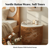 Woven Basket with Lid Waterproof Laundry Hamper Multi-Functional for Dorm Room
