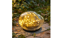 Solar Pebble Light Energy-Saving Garden Light with Glass Shell Environmentally