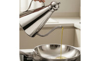Oil Pot Stainless Steel Oil Pot with Lid Dripping  Cruet for Dining Table
