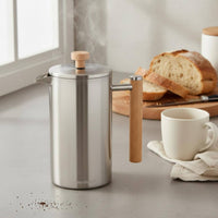 Coffee Press Coffee Brewer 3-Tier Filtration System Coffee Press Insulated Coffee Plunger Spill-Resistant-Resistant Spout Cool