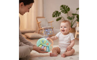 Piano Toy with Handle Light-up Handheld Piano Portable for Little Ones, Infants, Diaper Bag, Nursery