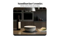 Minimalist Ceramic Dinnerware Set, Underglaze Color Bowls & Plates, New 2025, Household Tableware, Microwave Wholesale