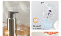 Kitchen Automatic Induction Soap Dispenser, Electric Gel Liquid Soap Dispenser, Stainless Steel