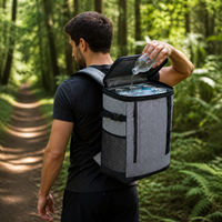 Portable Insulated Cooler Backpack for Outdoor Picnics and Food Storage