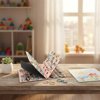 Felt Badge Storage Book Loose-Sheet Design Pin Collection Binder for Travel