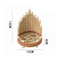 Woven Rope Phone Stand Universal Compatibility Handmade Phone Chair