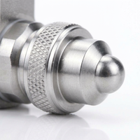 Adjustable Stainless Steel Spray Nozzle, Siphon Feed Spray Nozzle Automotive, Two Fluid Nozzle for Coating, Low Pressure Spray Tip