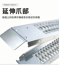 Anti-Skid Folding Ramp for Motorcycle Loading Trailer Transport Step Ladder