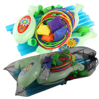 Children's Light-Up Toss Game Set with Beanbags and Rings