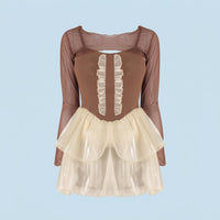 Swimsuits for Women with a Modest Swim Dress Design and Padded Bra, Long Sleeve for Water Sports and Aerobics