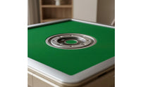 Automatic Foldable Mahjong Table Built-in Tile Handling Mahjong Table with Wheels Compact Game Furniture for Home