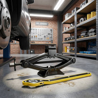 Slim-Design Manual Scissor Jack Foldable Scissor Jack with Crank Handle Long-Lasting Tool Strong for Tire Changes