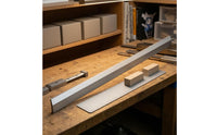 Piano Key Straightedge Beveled Edges Metal Straightedge Slim